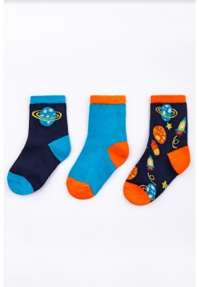 Набір шкарпеток Мамин Дім 3шт 20230105_MSO -помаранчевий - 