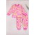 Піжама (футболка довг.рук+штани) 80-92 Фламинго 347-1404 -рожевий