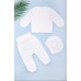Комплект для новонароджених (боді+повзунки+шапка) 56-62 Фламинго 433-016-молочний