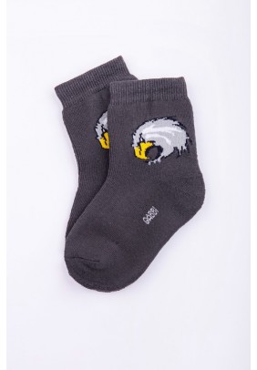 Шкарпетки махрові Gabbi NSD-143 (90143) -сірий - 