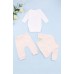 Комплект дитячий (Боді+штани+кофта) N-Cey 3-9 TO POK2286 - молочный