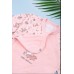 Комплект для новонароджених (льоля+повзунки+шапка) 56-68 Фламинго 605-055 -персиковий
