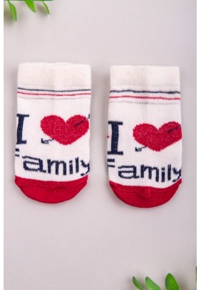 Шкарпетки "Я люблю свою семью" 0-6 Twins Baby 1416 - 