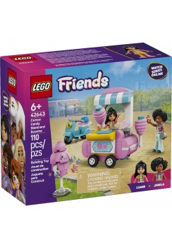 Конструктор Lego Friends Ятка із солодкою ватою та скутер 110дет 42643
