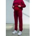 Костюм спортивний для вагітних та годування (толстовка+штани) S-XL Юла мама VIENO ST-42.012 -червоний