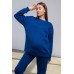 Костюм спортивний для вагітних та годування (толстовка+штани) S-XL Юла мама VIENO ST-42.011 -синій фото 7