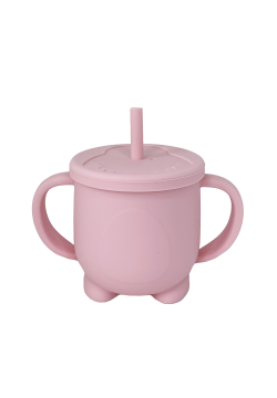 Чашка-непроливайка Мегазайка 200мл 0302-Розовый