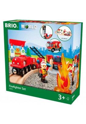Дитяча залізниця BRIO Пожежна станція 33815