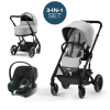 Коляска універсальна 3в1 Cybex Balios S BLK 522005363 Lava Grey