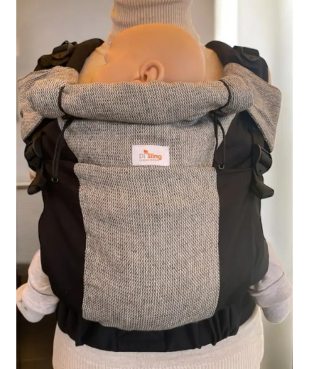 Ерго-рюкзак Di Sling Toddler Чорно-сірий DST0014 Ерго-рюкзак Di Sling Toddler Чорно-сірий DST0014