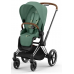 Коляска універсальна 3в1 Cybex Priam 4.0 Leaf Green/ Chrome Brown/Cloud T i-Size 510129-08/3 фото 2