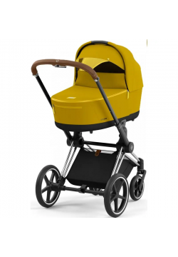 Коляска універсальна (люлька) Cybex Priam 4.0 Mustard Yellow/Chrome Brown 522000965/3-1