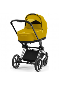 Коляска універсальна (люлька) Cybex Priam 4.0 Mustard Yellow/Chrome Black 522000965/2-1