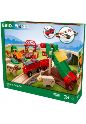 Дитяча залізниця BRIO Ферма з тваринами 33984 - 