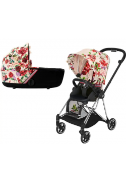 Коляска універсальна 2в1 Cybex Mios 4.0 Spring Blossom Light/Chrome Black 519004013/2