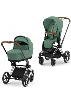 Коляска універсальна 2в1 Cybex Priam 4.0 Leaf Green/Chrome Brown 523000839/3