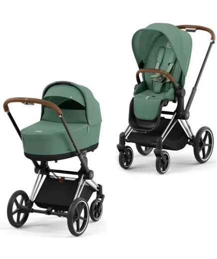 Коляска універсальна 2в1 Cybex Priam 4.0 Leaf Green/Chrome Brown 523000839/3