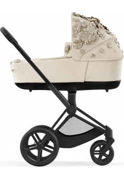 Коляска універсальна (люлька) Cybex Priam 4.0 Simply Flowers Beige/Matt Black 522000935/1