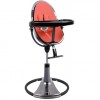 Стільчик для годування Bloom Fresco Titanium + набiр вкладишiв Bloom Fresco persimmon red E10535-T-11-E10516-PRL