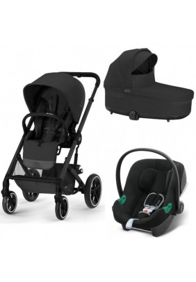 Коляска універсальна 3в1 Cybex Balios S BLK 5220053631 Moon Black