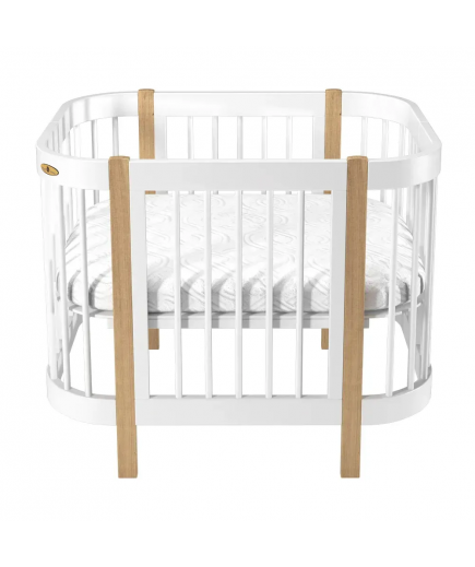 Ліжко-трансформер Royal Sleep Minimi 5в1 4004 біле/бук Ліжко-трансформер Royal Sleep Minimi 5в1 4004 біле/бук