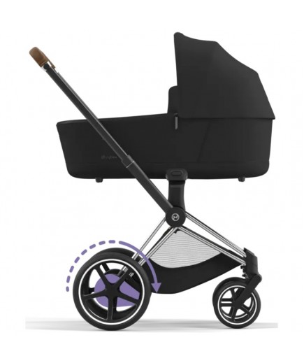 Коляска універсальна (люлька) Cybex e-Priam 4.0 Sepia Black/Rosegold 520020102SB/4-1