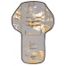 Матрацик-вкладиш у коляску Bjallra Grey Golden 8069861