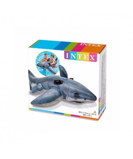 Плотик надувний Intex Акула 173*107см 57525 Плотик надувний Intex Акула 173*107см 57525