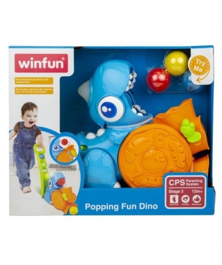 Каталка WinFun Динозавр Діно 0673-NL Каталка WinFun Динозавр Діно 0673-NL