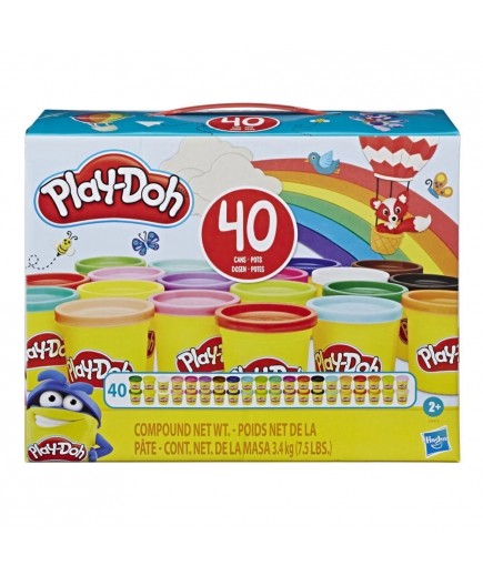 Маса для ліплення Play-Doh 40 банок E9413 Маса для ліплення Play-Doh 40 банок E9413