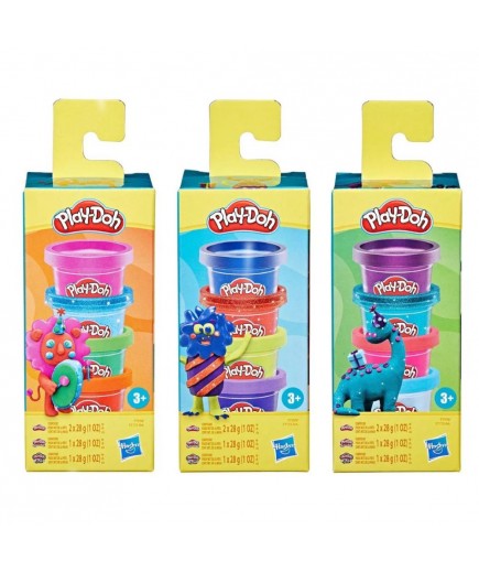 Набір для ліплення Play-Doh 4 банки F7172 Набір для ліплення Play-Doh 4 банки F7172