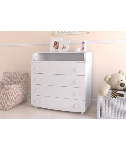 Комод-пеленатор Angelo Білий МДФ 600x900х490 18001 Комод-пеленатор Angelo Білий МДФ 600x900х490 18001
