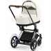 Коляска універсальна 2в1 Cybex e-Priam Off White/Chrome Brown 520020102OW/3 фото 2