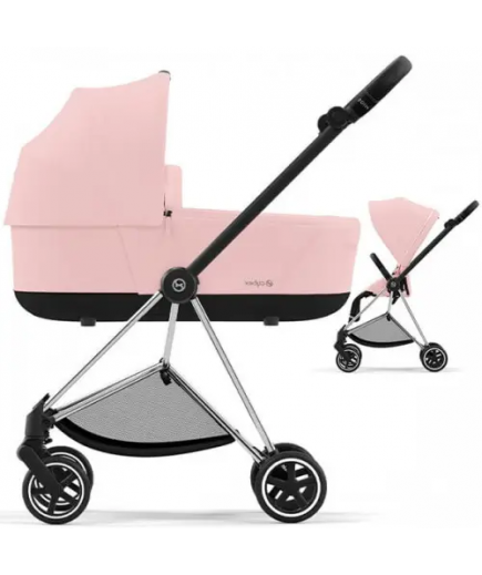 Коляска універсальна 2в1 Cybex Mios 4.0 Peach Pink/Сhrome Black 523000945/2