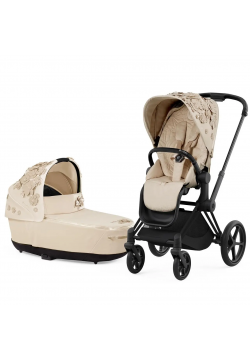 Коляска універсальна 2в1 Cybex Priam 4.0 Simply Flowers Beige/Matt Black 522000935/2