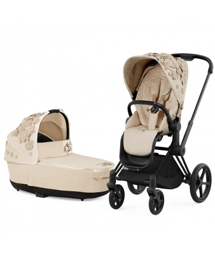 Коляска універсальна 2в1 Cybex Priam 4.0 Simply Flowers Beige/Matt Black 522000935/2