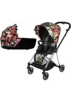 Коляска универсальная 2в1 Cybex Mios 4.0 Spring Blossom Dark/Chrome Black 519004019/2 - 