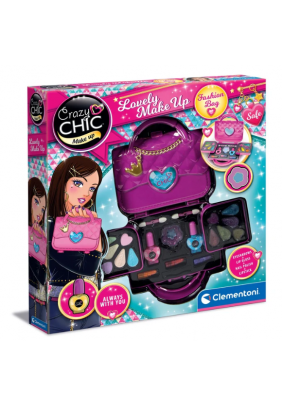 Набор детской косметики для макияжа Clementoni Lovely Make Up. Fashion Bag 18633