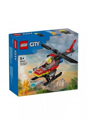 Конструктор Lego City Пожежний рятувальний гелікоптер 85дет 60411