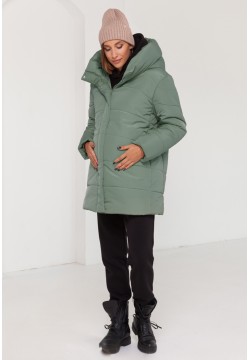 Куртка для вагітних S-XXL Юла мама KIMBERLY OW-41.041 -зелений