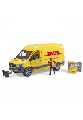 Автомобиль MB Sprinter курьер DHL с фигуркой Bruder 02671 - 