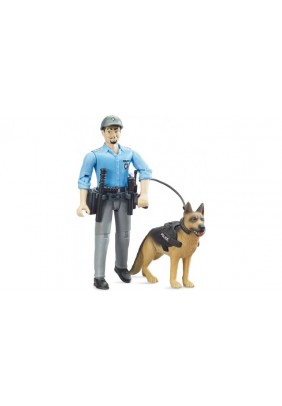 Фігурки поліцейський із собакою Bruder 62150