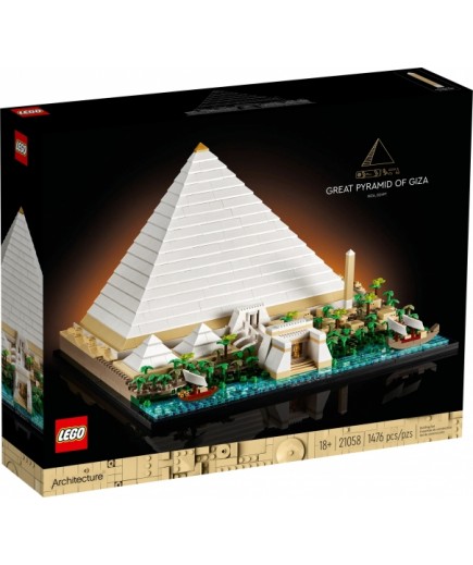 Конструктор Lego Architecture Піраміда Хеопса 1476дет 21058
