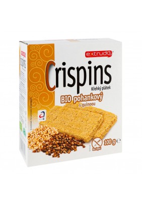 Хлібці органічні з гречкою та кіноа Crispins 100г 27770-1704