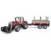 Трактор Massey Ferguson з причіпом Bruder 02046