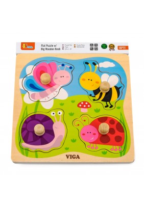 Рамка-вкладиш Viga Toys Комахи 50131