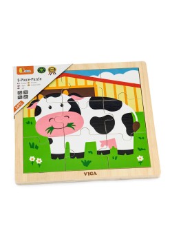 Пазл дерев'яний Viga Toys Корова 51438