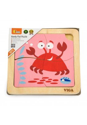 Пазл дерев'яний Viga Toys Краб 50146 - 