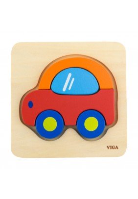 Пазл дерев'яний Viga Toys Машинка 50172 - 