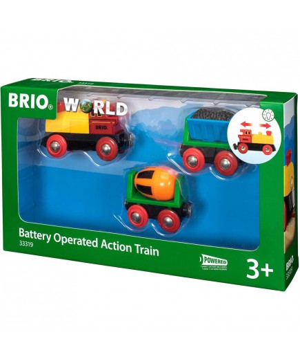Товарний паровоз на батарейках для залізниці Brio 33319